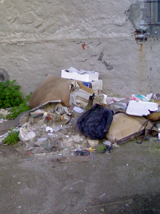 discarica a cielo aperto
