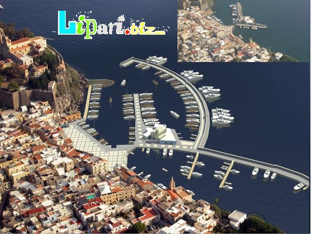 Sabatini "presenta" il progetto della Lipari porto