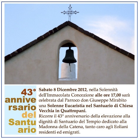 Quattropani, 43 ° anniversario del santuario