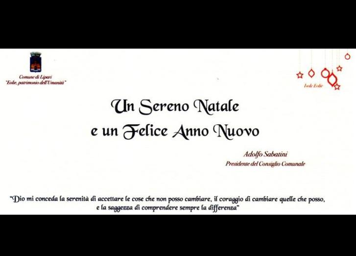 Sabatini, auguri con...dedica