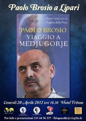 Paolo Brosio presenta il suo libro a Lipari