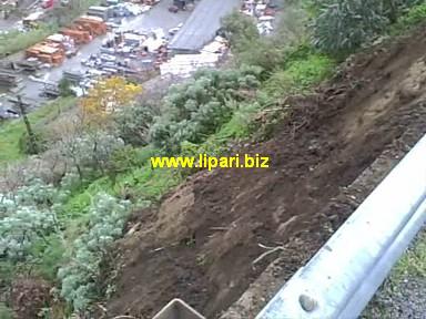 Lipari, frane e smottamenti in tutta l'isola