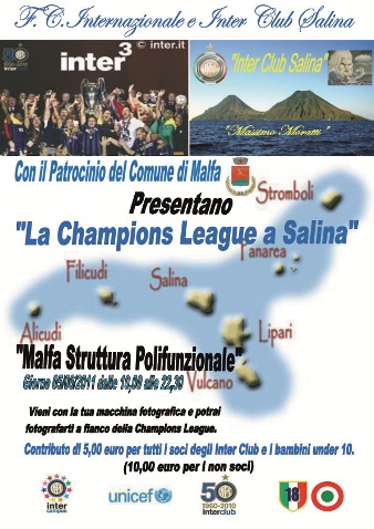 Inter Campus per Unicef, Champions a Salina