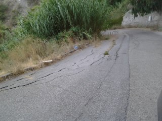 Culia, la strada cede e a Monte Rosa...