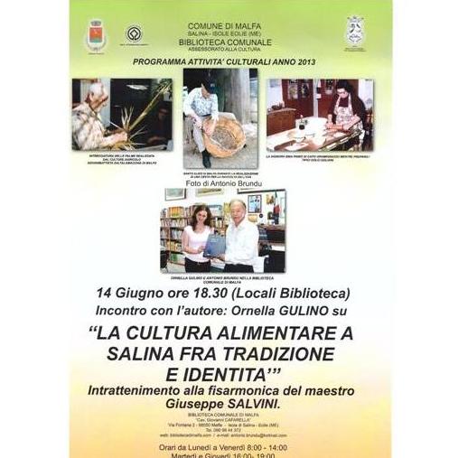 " La cultura alimentare a Salina "