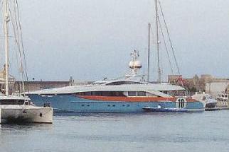 Lo yacht di Del Piero a Milazzo e poi alle Eolie