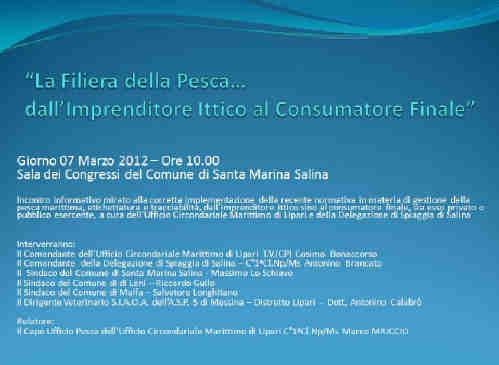 Salina, Circomare incontra pescatori ed esercenti