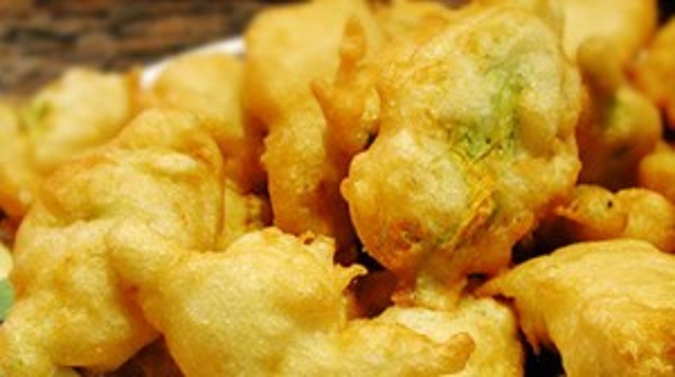Frittelle di fiori di Zucca (di Anita Scimone)