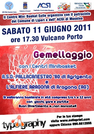 Minibasket a Vulcano 