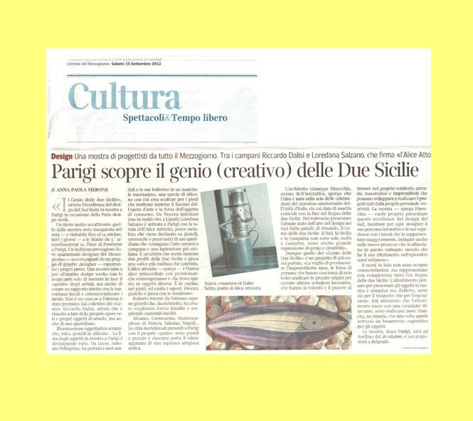 Parigi ha scoperto il " Genio delle due Sicilie "