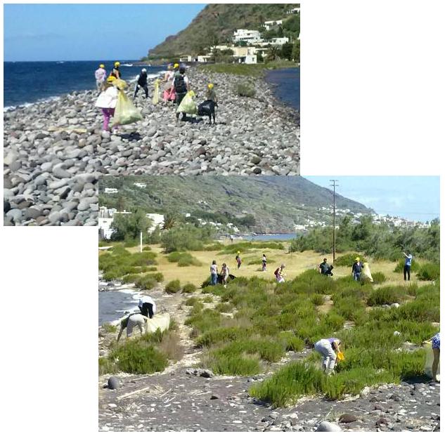 "Spiaggia e fondali puliti" a Lingua