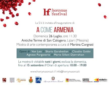 A come Armenia. La mostra a Lipari.