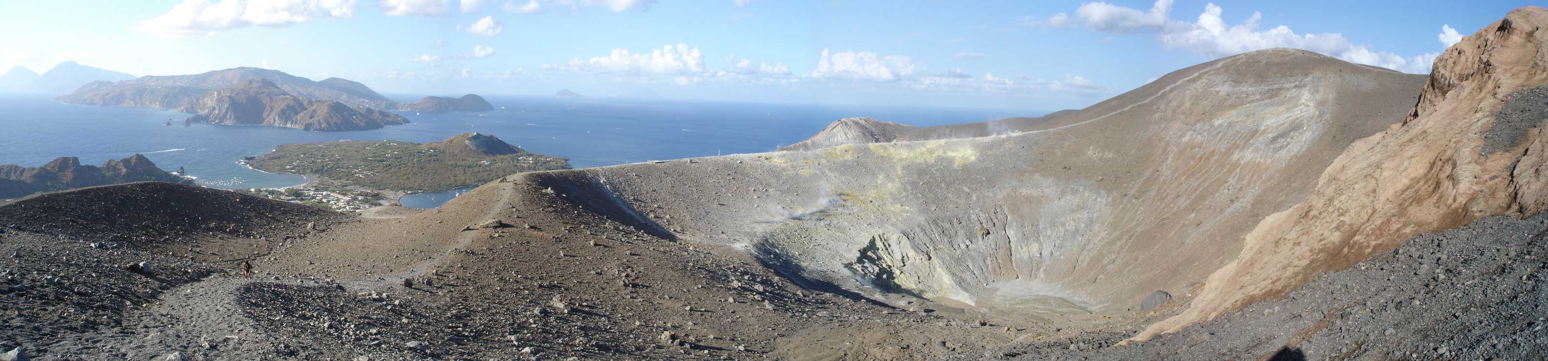 Escursioni sul gran cratere di Vulcano