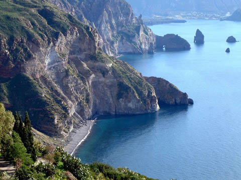 Lipari: la spiaggia di Valle Muria