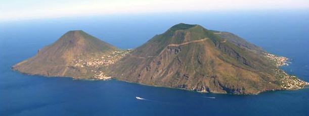 I vulcani dell'Isola di Salina