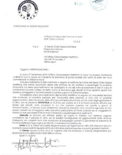 Urge scalo alternativo per gli aliscafi