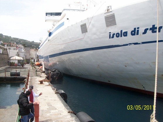 Punta Scaliddi "scende" verso il blu