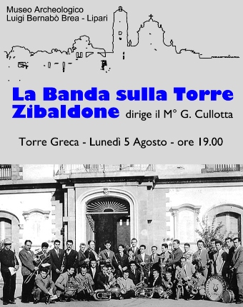 La Banda musicale " Città di Lipari" al Castello