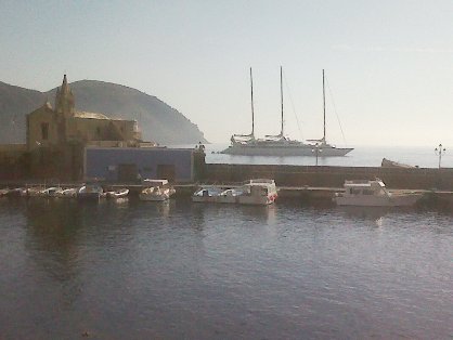 La "Le Ponant" a Lipari