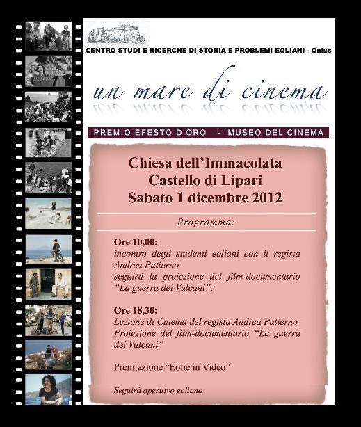 Lezioni di cinema alla chiesa dell'Immacolata