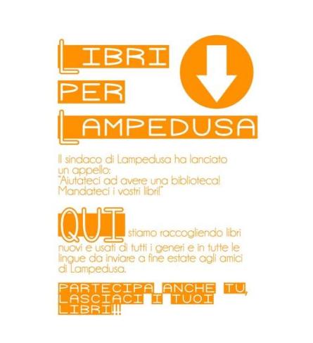 Nesos raccoglie libri per Lampedusa