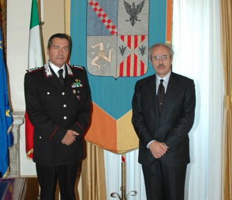 Lombardo incontra generale Orlando