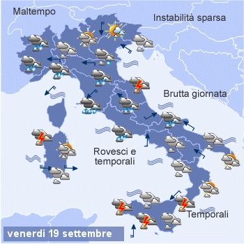 Meteo, tregua illusione