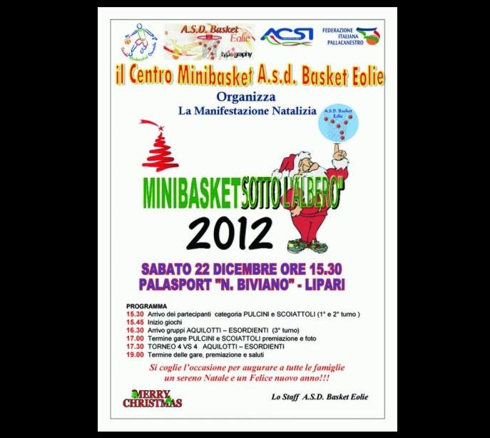 "Minibasket sotto l'albero"