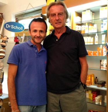 Sparacino con Luca Cordero di Montezemolo