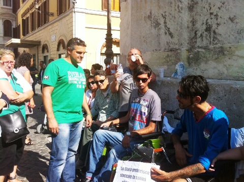 Morganti (Eld) oggi a Roma con i fratelli Biviano