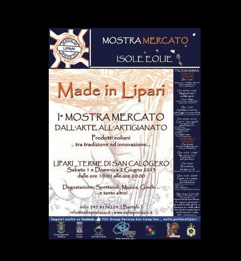 "Made in Lipari", prima mostra mercato