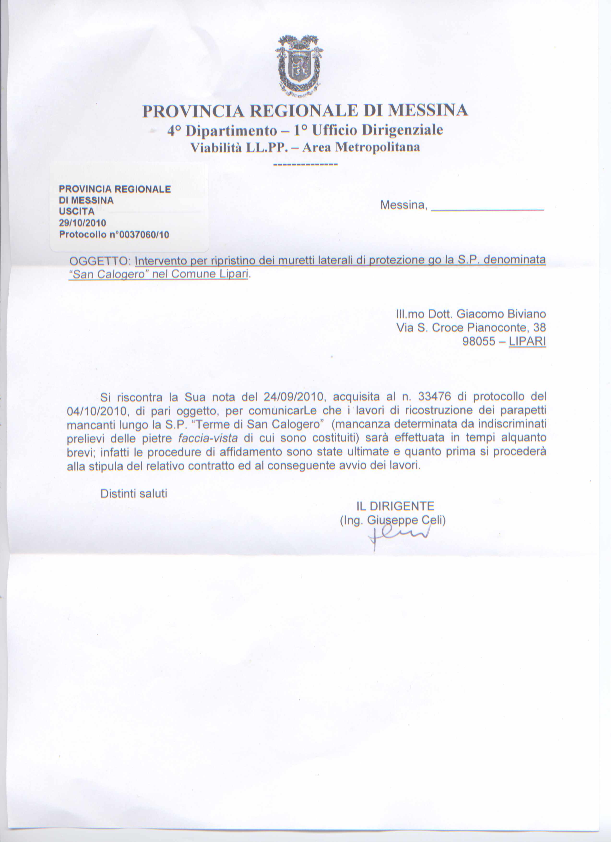 Muretti San Calogero, finalmente