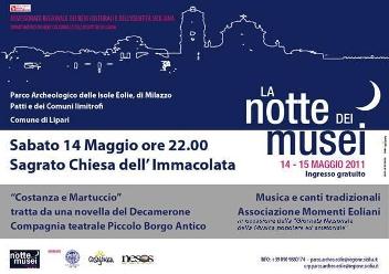 "Notte dei musei" con una novella del Decamerone