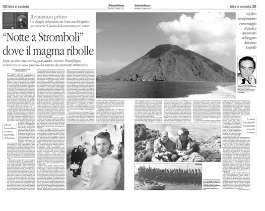 "Notte a Stromboli", romanzo di Prestifilippo