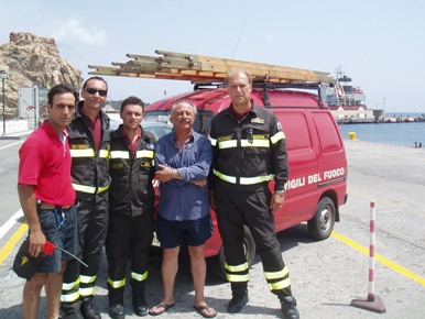 Vulcano, nuovo mezzo per i Vigili del Fuoco