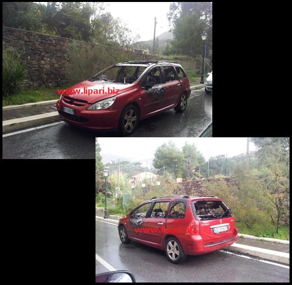 Torrente Valle, auto a fuoco