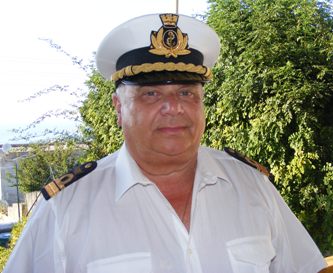 Il comandante Paino in pensione