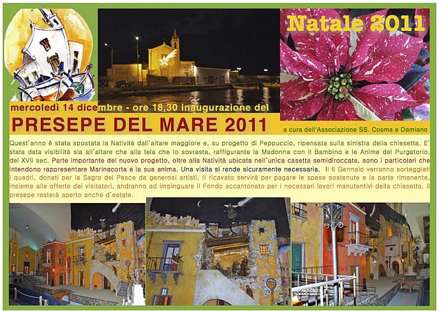 Pronto anche il Presepe del Mare