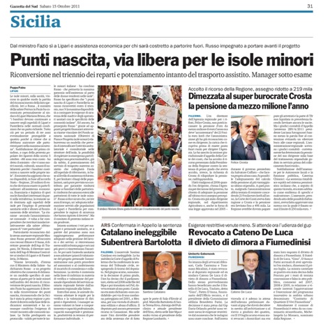 Il via libera ai "punti nascita" sulla Gazzetta