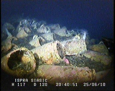 Relitto Panarea, la scheda tecnica