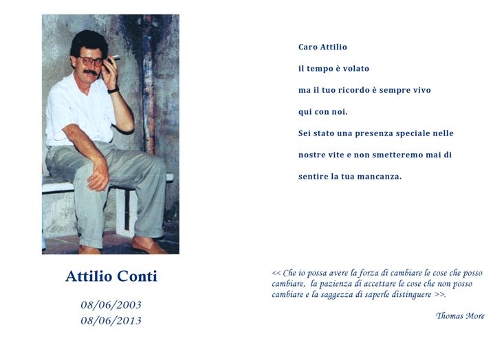 In ricordo di Attilio Conti