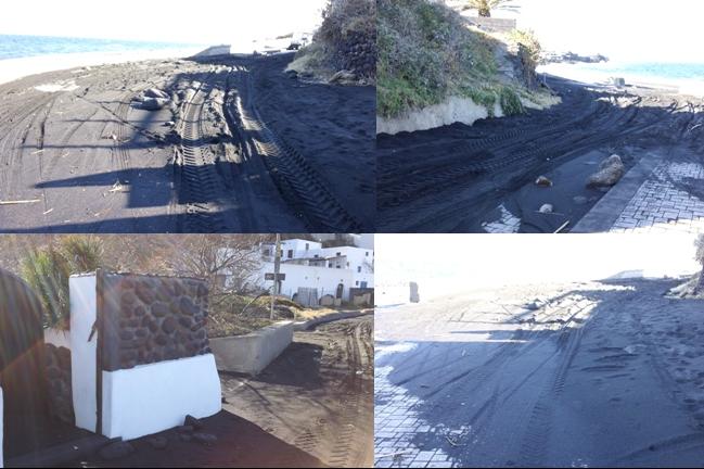 Stromboli chiede lo spianamento della spiaggia