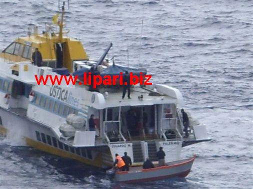 Ginostra, rollo all'opera