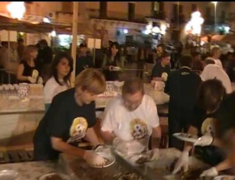 Pesce a volontà per la chiesetta di Marina corta 