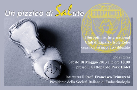 Riduzione consumo sale, dibattito Soroptimist