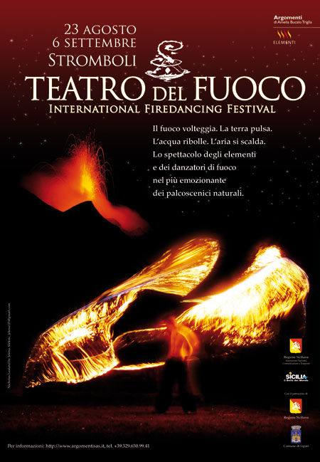 Anteprima del Festival del Fuoco a Stromboli