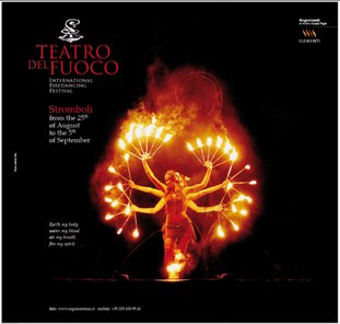 "Teatro del fuoco " a Stromboli