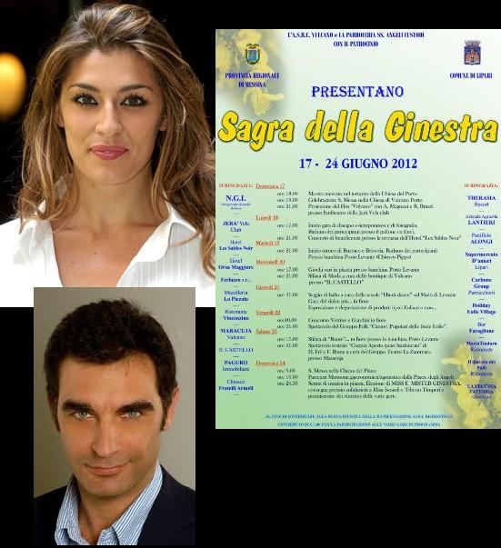 Tiberio Timperi ed Elisa Isoardi a Vulcano