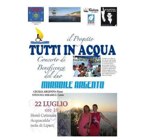 Stasera ad Acquacalda per " Tutti in Acqua"